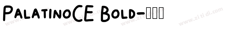 PalatinoCE Bold字体转换